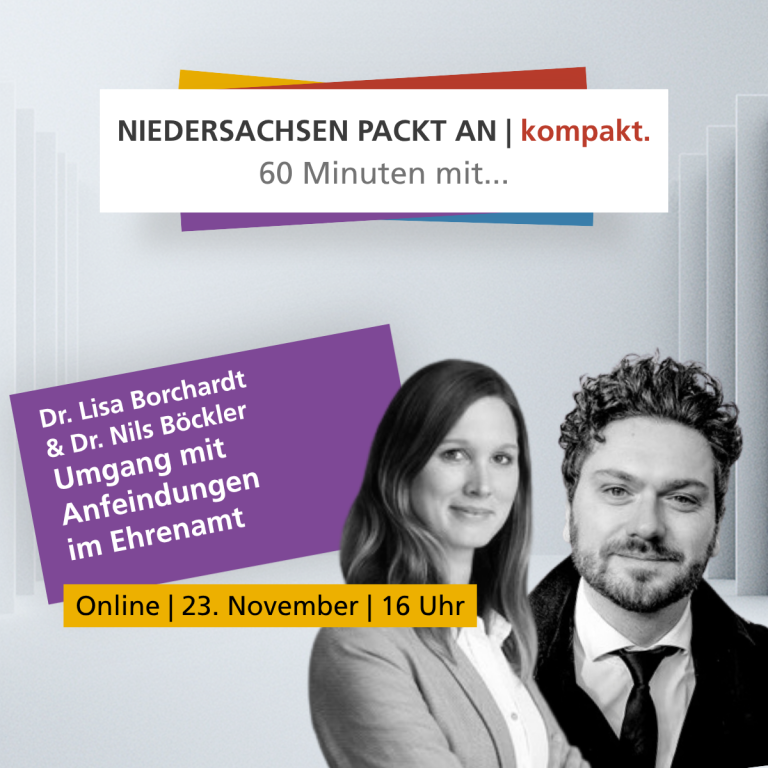 NIEDERSACHSEN PACKT AN | kompakt. – Umgang mit Anfeindungen im Ehrenamt
