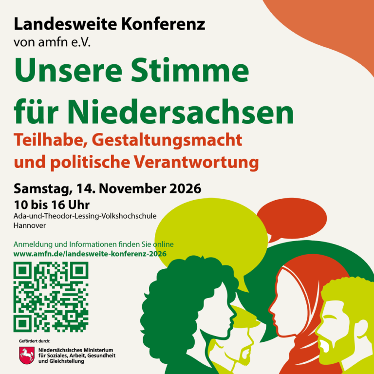 Landesweite Konferenz 2026: Unsere Stimme für Niedersachsen